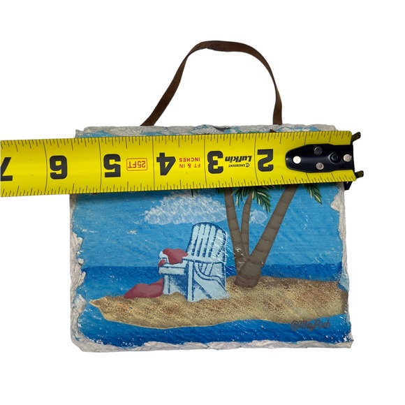 Hand painted beach scenery decorative tiles - Picture 7 of 7